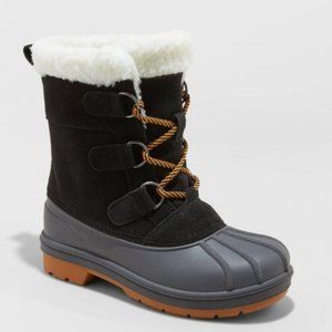 Boys' Kit Winter Boots - Cat & Jack‚ Black 6
